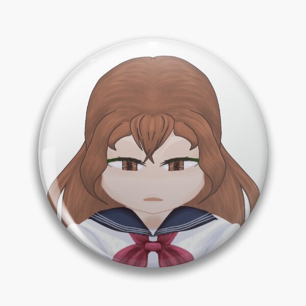 Item preview, Sati pin anime school girl pin cute designed and sold by Sati-space.