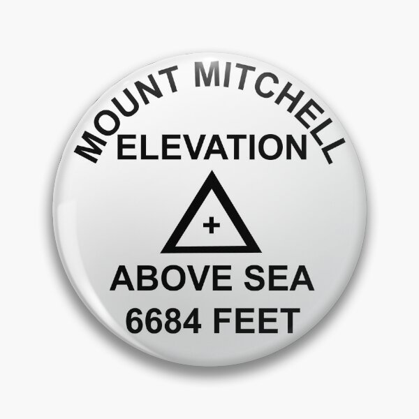 Item preview, Mount Mitchell, North Carolina USGS Style Benchmark designed and sold by topou.