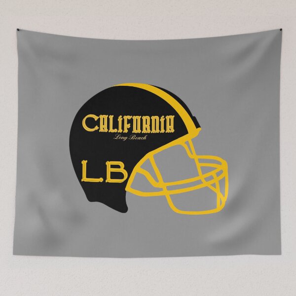 Item preview, Long Beach California CA Football Helmet  designed and sold by Lartheviking.