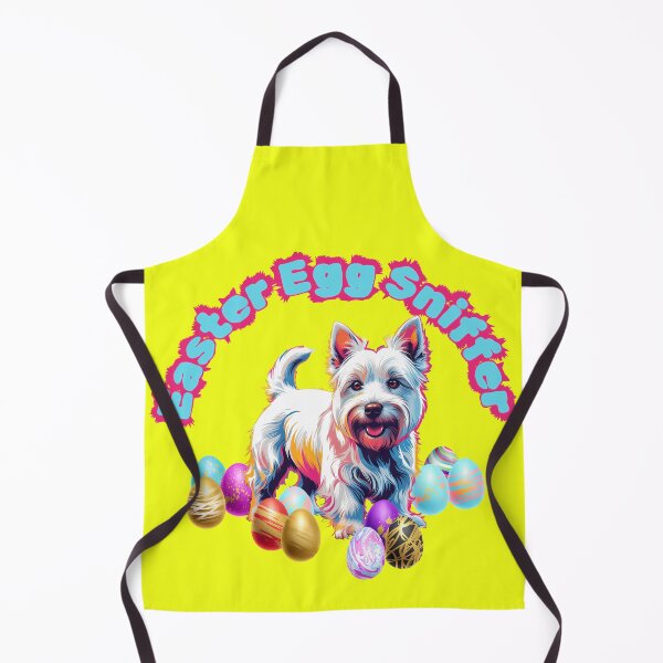 Item preview, Easter Westie Pop Art Playful Dog Sniffer Easter Egg designed and sold by KateLeap.