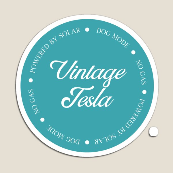 Item preview, Solar Power Vintage Tesla designed and sold by MissCloverG.