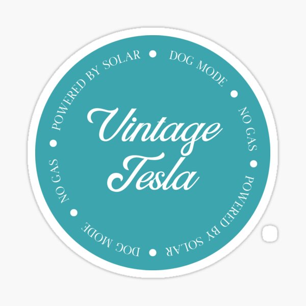 Item preview, Solar Power Vintage Tesla designed and sold by MissCloverG.
