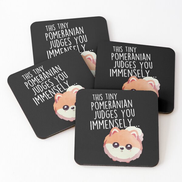 Item preview, Orange Pomeranian Dog Judges You Immensely designed and sold by Clara Hollins.