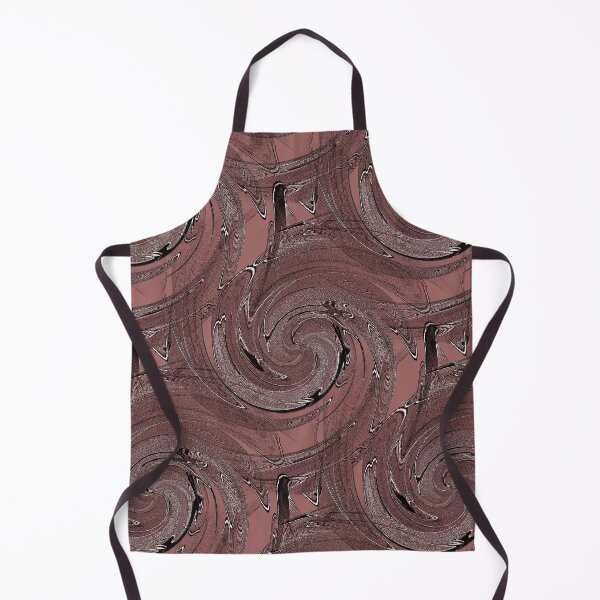 Item preview, Swirl Marble Pattern in Monochromatic Reddish Brown designed and sold by Artistestella.
