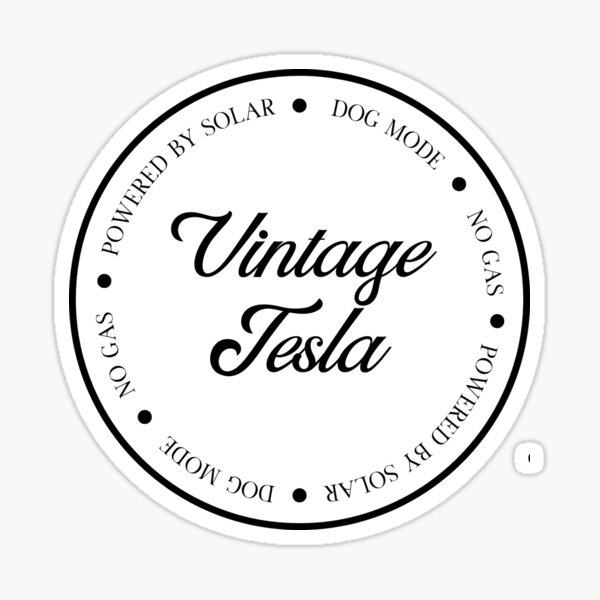 Item preview, W&B Solar Power Vintage Tesla designed and sold by MissCloverG.