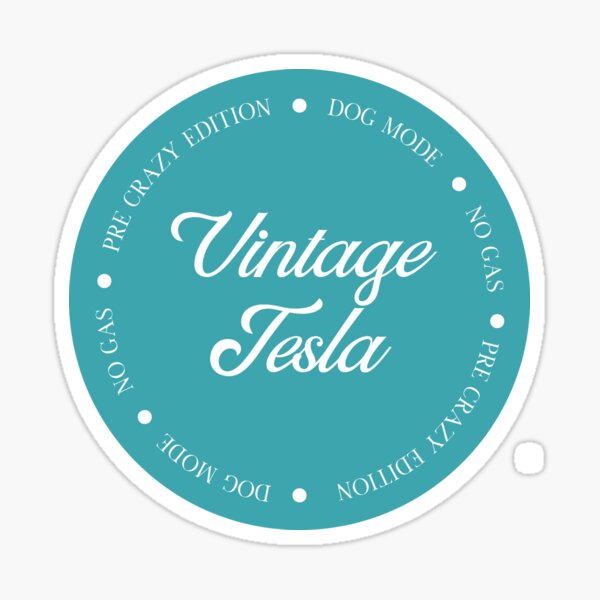 Artikel-Vorschau von Blauer Pre Crazy Vintage Tesla, designt und verkauft von MissCloverG.