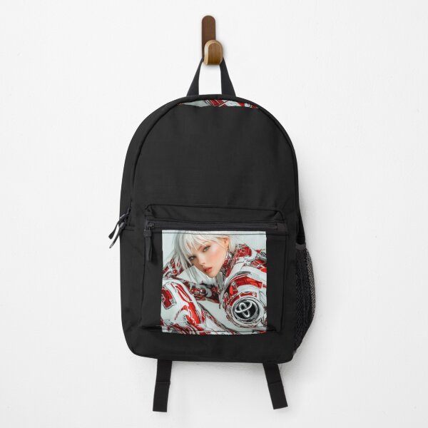 Item preview, Woman in white hair in futuristic suit white and red designed and sold by Verademacedoart.