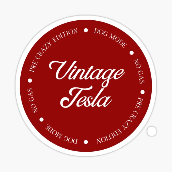 Artikel-Vorschau von Roter Pre Crazy Vintage Tesla, designt und verkauft von MissCloverG.