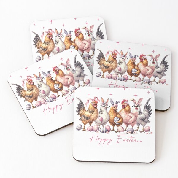 Item preview, Happy Easter Chickens designed and sold by SmilingTimes.