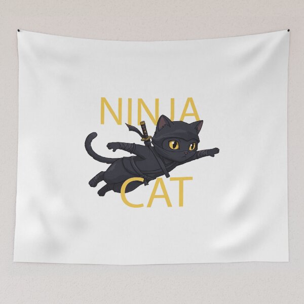 Item preview, Ninja Cat designed and sold by designsoftinaa.