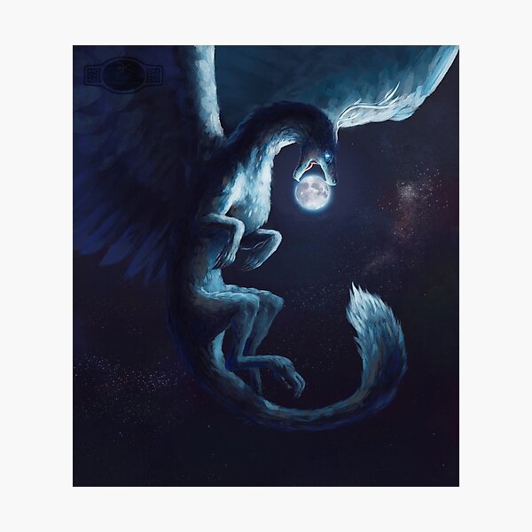 Aperçu de l'œuvre Le nom de la lune créée et vendue par Elyse Illustrations.