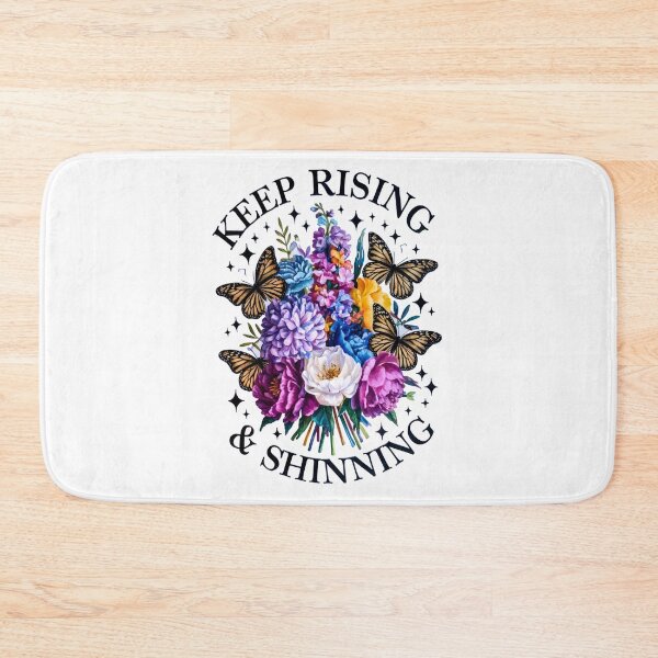 Item preview, Keep Rising and Shining – Floral Butterfly Art designed and sold by Artyx_Design.