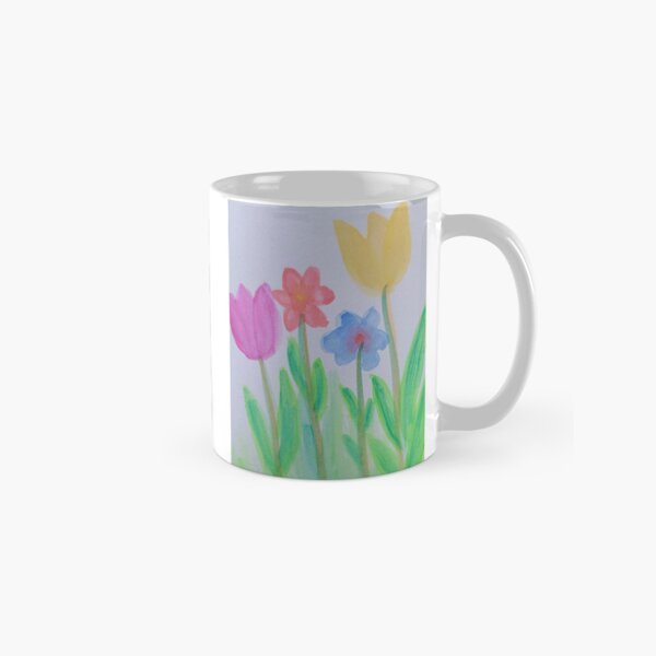 Watercolor spring flowers #2 Classic Mug