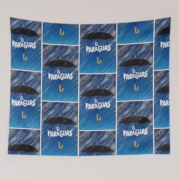 Item preview, El Paraguas (The Umbrella) Lotería Card 05 designed and sold by matteflor.