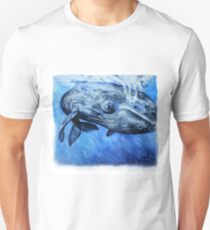 Whale in watercolor Unisex T-Shirt