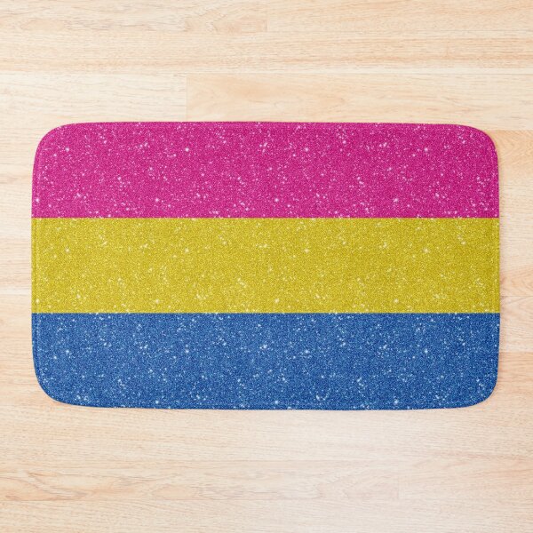 Item preview, Faux Glitter Pansexual Pride Flag Background designed and sold by LiveLoudGraphic.
