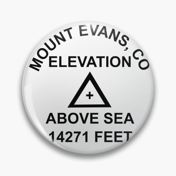 Aperçu de l'œuvre Point de repère de style USGS du mont Evans, Colorado créée et vendue par topou.