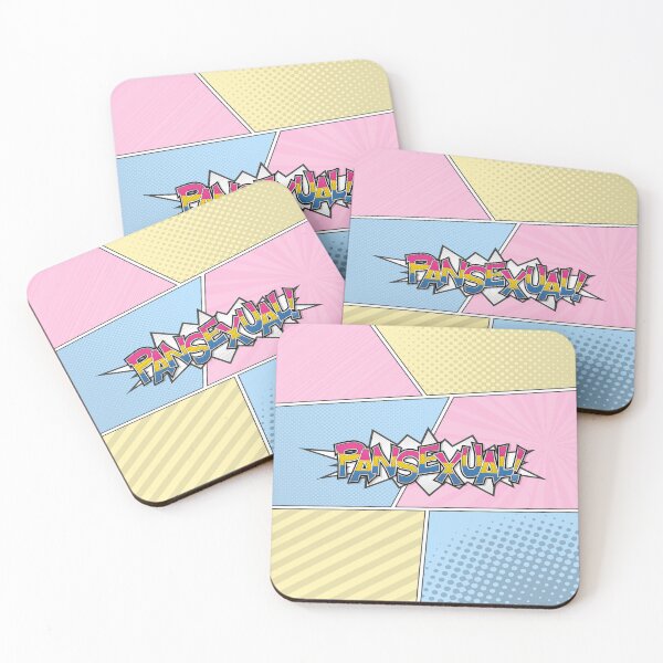 Item preview, Halftone Pansexual Pride Typography with Flag Background designed and sold by LiveLoudGraphic.