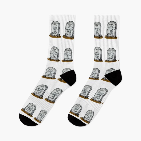 Item preview, Here Lies the Last F*ck I Had to Give – Dark Humor Grave designed and sold by Artyx_Design.