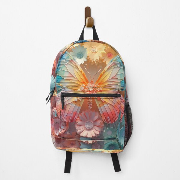 Item preview, vibrant layered paper butterfly print designed and sold by dcrc.