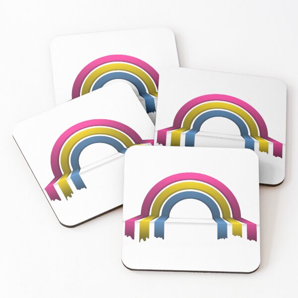 Item preview, Pansexual Pride Flag 3D Drip Rainbow Design designed and sold by LiveLoudGraphic.