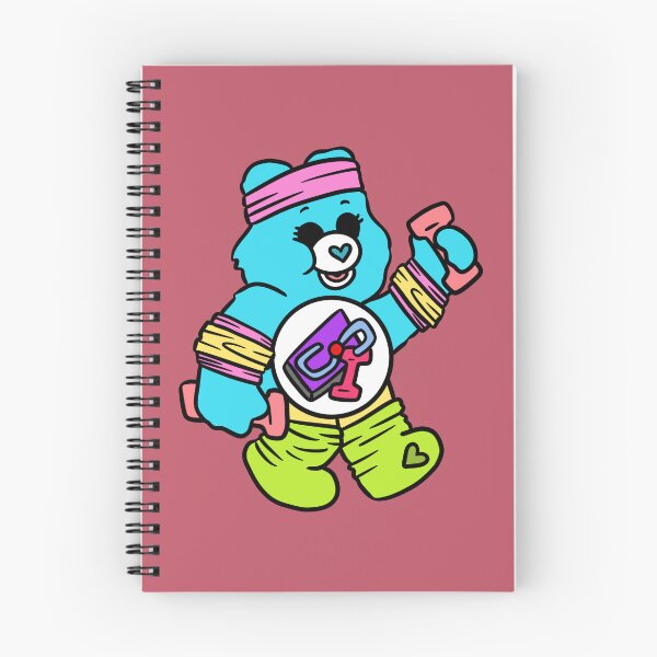 Item preview, Workout Care Bear High-Quality Art Fitness Neon Weights Leg Warmers Nostalgia Work Out 90s Nostalgic designed and sold by familiarsadie.