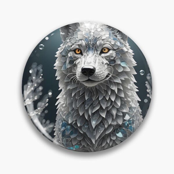 Item preview, Crystal Wolf designed and sold by ShizukaiNeko.
