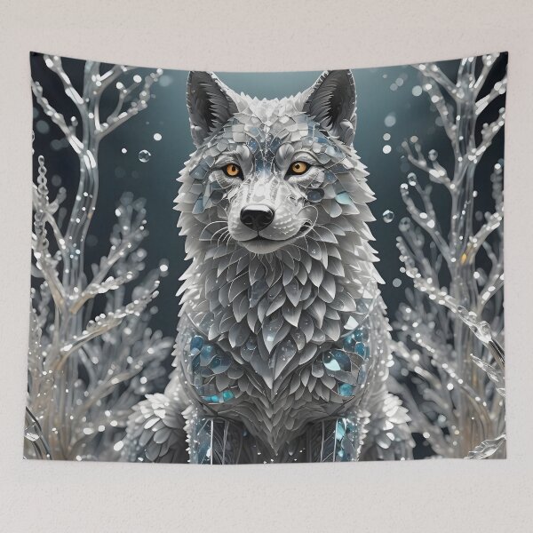Item preview, Crystal Wolf designed and sold by ShizukaiNeko.