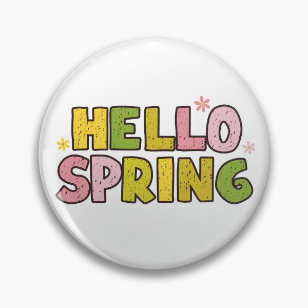 Item preview, Hello Spring With Flowers / Cute Botanical / Spring Girly designed and sold by twistedblogger.