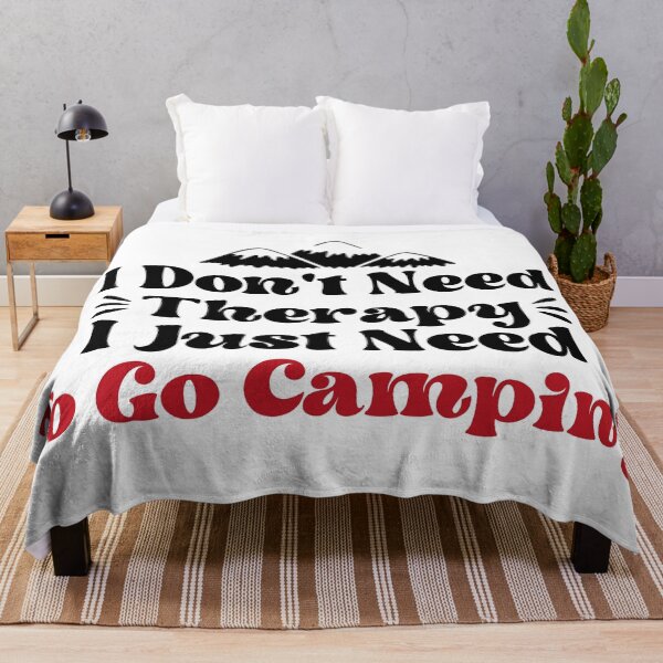 Artikelvorschau, Camping Shirt, Ich brauche keine Therapie, ich muss nur Camping gehen, Camping-Liebhaber-Geschenk, Happy Camper, Camper-Geschenk, Camping-Leben entworfen und verkauft von theghostman99.