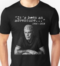 Anthony Bourdain It's been an adventure Unisex T-Shirt