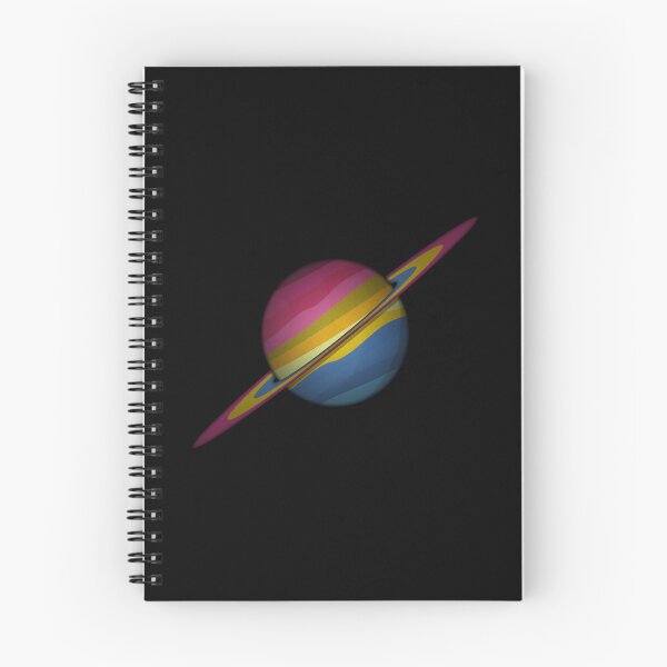 Item preview, Planet and Rings in Pansexual Pride Flag Colors designed and sold by LiveLoudGraphic.