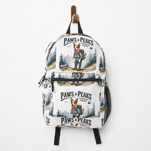 Item preview, Paws & Peaks: Adventure Awaits! | Hiking Dog Outdoor Explorer Design designed and sold by bannzy.