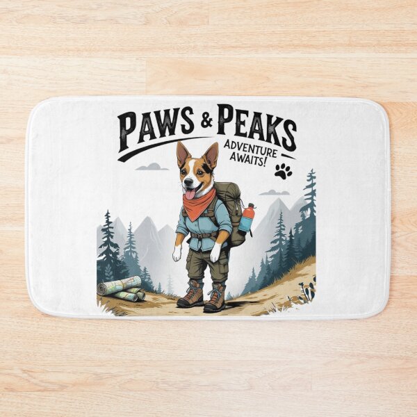 Item preview, Paws & Peaks: Adventure Awaits! | Hiking Dog Outdoor Explorer Design designed and sold by bannzy.