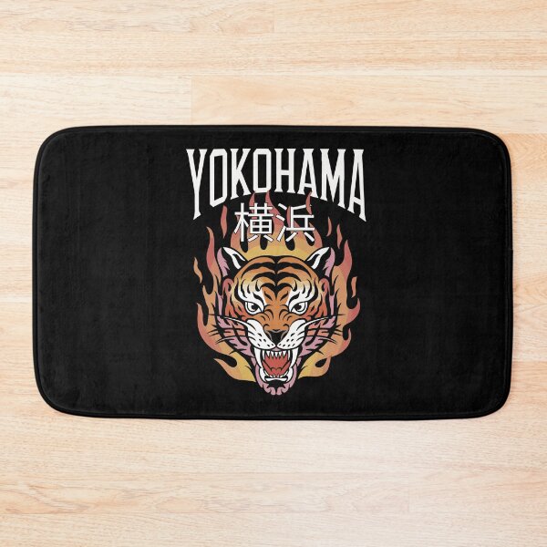 Item preview, Vintage Yokohama City Japan – Bold Tiger Tattoo Design designed and sold by paulo silveira.