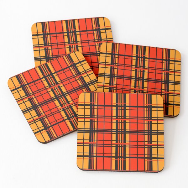 Item preview, Orange plaid  designed and sold by Lillycatz.