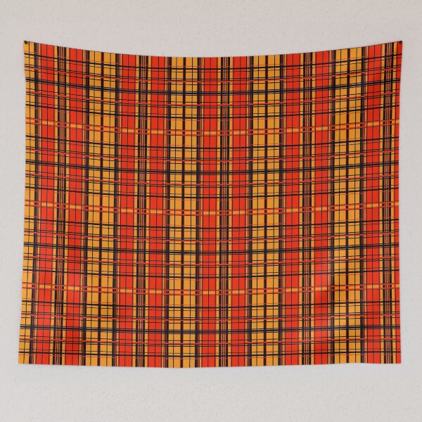 Item preview, Orange plaid  designed and sold by Lillycatz.