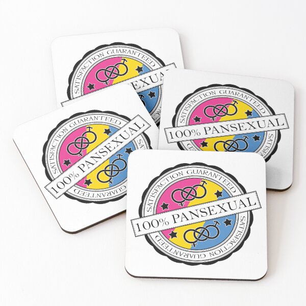 Item preview, 100% Satisfaction Guaranteed Pansexual Pride Flag Colored Stamp of Approval designed and sold by LiveLoudGraphic.
