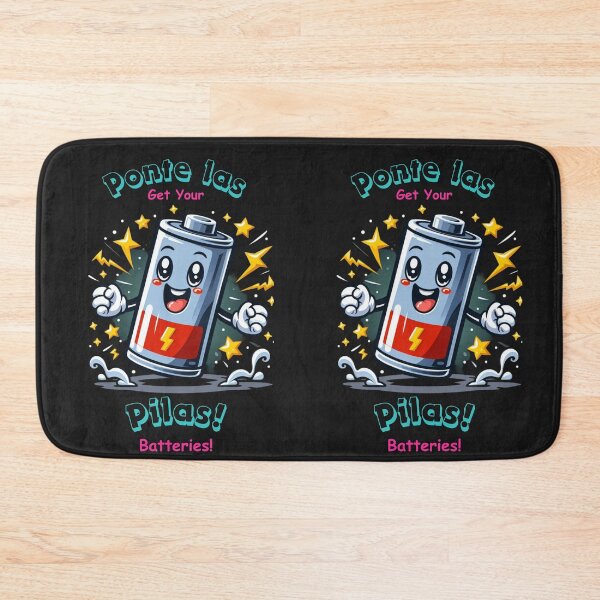 Item preview, Get Your Batteries! Motivational Quote, Energy, Strength, Positive Attitude, Inspirational Quote, Mexican Sayings, Positive Message, Motivational Clothing, Funny Message designed and sold by ChidaStore.