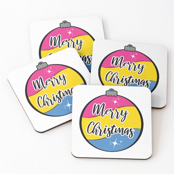 Item preview, Christmas Ornament in Pansexual Pride Flag Colors designed and sold by LiveLoudGraphic.