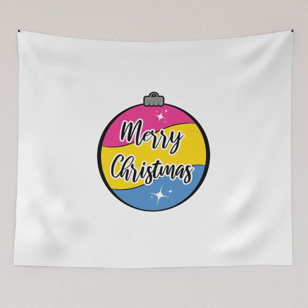 Item preview, Christmas Ornament in Pansexual Pride Flag Colors designed and sold by LiveLoudGraphic.