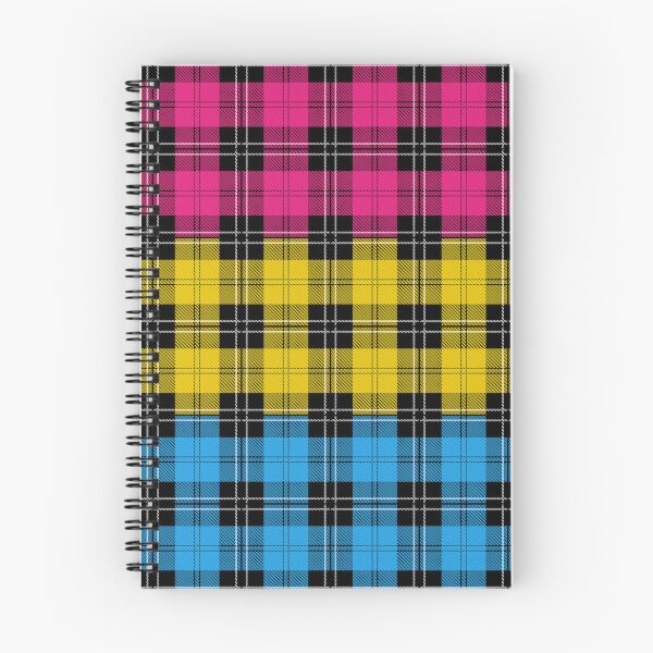 Item preview, Seamless Repeating Plaid Pansexual Pride Flag Pattern designed and sold by LiveLoudGraphic.