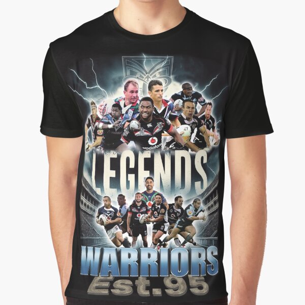 Item preview, Warriors Rugby League Legends Tribute Poster designed and sold by AJ DA CREATOR.