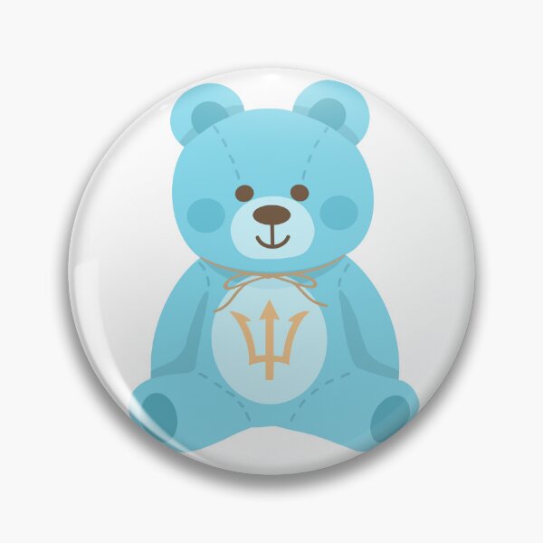 Item preview, trident teddy bear designed and sold by Camille Albers.
