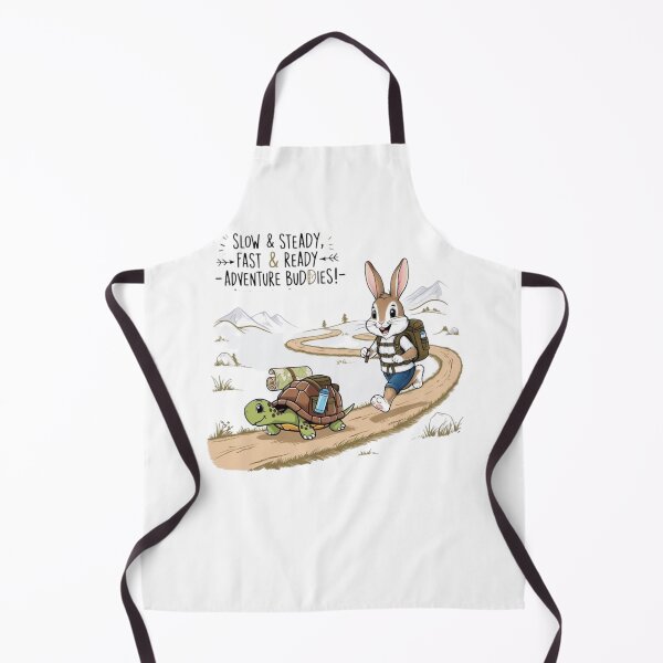 Item preview, Slow & Steady, Fast & Ready – Adventure Buddies! | Hiking Bunny & Turtle Design designed and sold by bannzy.
