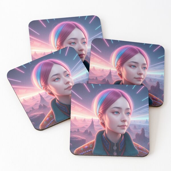 Item preview, Neon Energy Girl – Surreal Aesthetic designed and sold by highplacidity.