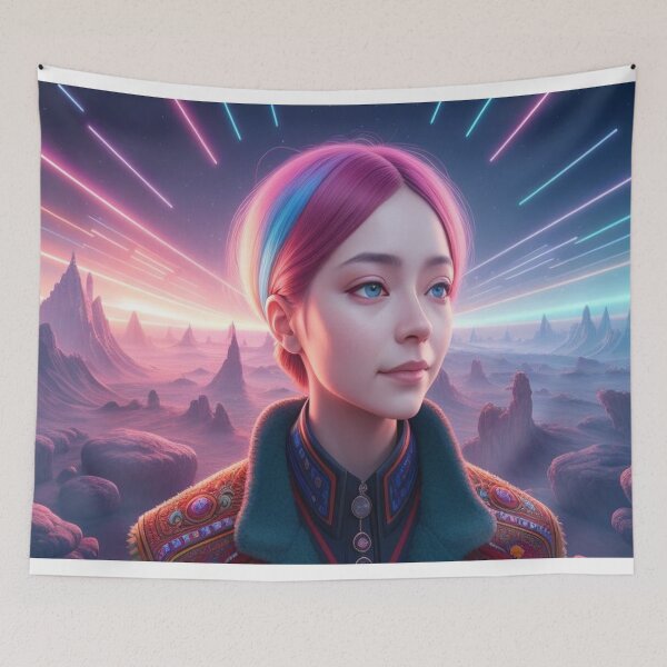 Item preview, Neon Energy Girl – Surreal Aesthetic designed and sold by highplacidity.