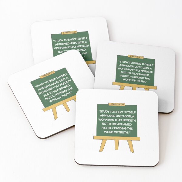 Item preview, “Study to shew thyself approved unto God, a workman that needeth not to be ashamed, rightly dividing the word of truth.” designed and sold by wildwhimsical.