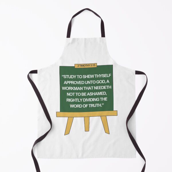Item preview, “Study to shew thyself approved unto God, a workman that needeth not to be ashamed, rightly dividing the word of truth.” designed and sold by wildwhimsical.