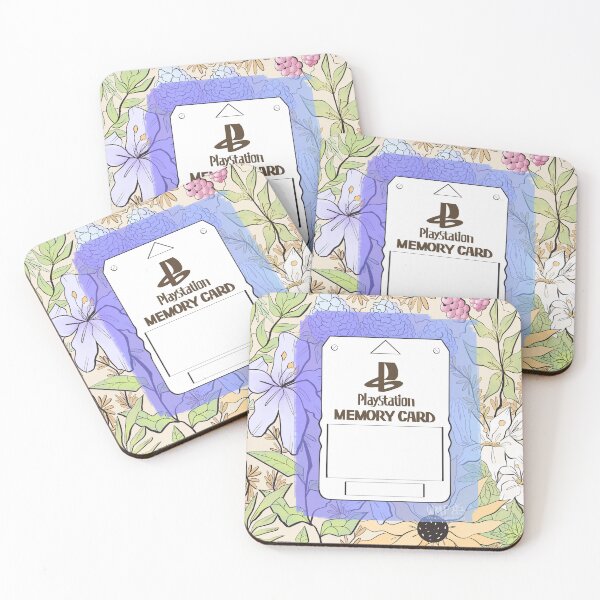 Item preview, Sony Playstation with Flowers, in white. designed and sold by WeaponizedMoth.